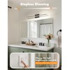 NIORSUN 31.5 Inch Modern Bathroom Light Fixture, 18W 5CCT Dimmable