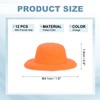 [PATIKIL] 12 Pcs 1.6 Inch Mini Formal Hat Miniature Doll