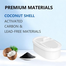 UAMIGYU WD-PF-01A Plus Replacement Filters for All Waterdrop Pitcher and Dispenser Filtration Systems, Reduces PFAS, PFOA/PFOS, Chlorine, Last Up to 3 Months or 200 Gallons, 1 Pack