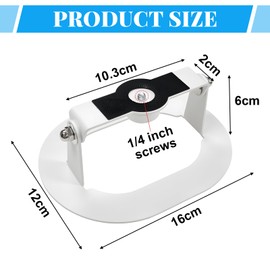 Projector Mount Projector Stand 1/4 Inch Screw Holes Universal Desktop Projector Stand Portable Tripod with Freely Adjustable Projector Angle Suitable for the Desk