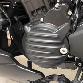 WOOGA Motorcycle ABS Plastic Engine Stator Cover Left Side Protection Frame Slider Fit For Honda Rebel Rebel CMX 250 2017-2022 (Matte Black)