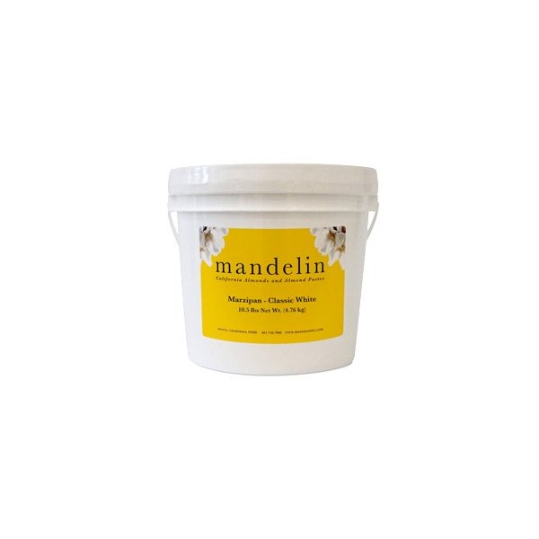 Mandelin Marzipan Modeling Paste, 33% Almonds, 67% Sugar (10.5 lb)