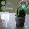 karenplantsplants™ 9" Clear Plastic Nursery Pot (Clear - 5 Pack)