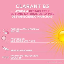 Pond's Crema Facial Clarant B3 Con Protección Solar 200 G Mixta