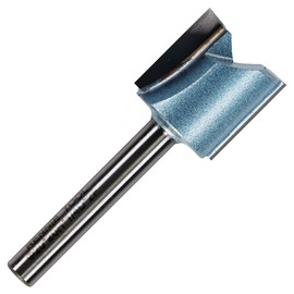 Rennie Tools - 20mm Cutting Diameter x 20mm Flute x 1/4" Shank TCT Tipped 2 Flute Straight Router Cutter Bit. Compatible With Makita, Bosch, Trend, Katsu, Dewalt Router Etc.