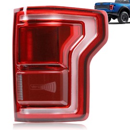 Nakuuly LED Tail Light with Blind Spot Compatible With Ford F150 2015 2016 2017 Right Passenger Side Taillight Rear Brake Lamp Signal Assembly # ‎HL3Z13404D (Module NOT Included)