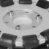 127mm Double Aluminum Omni Wheel with Bearing Rollers Omni Directional