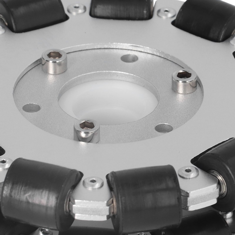 127mm Double Aluminum Omni Wheel with Bearing Rollers Omni Directional