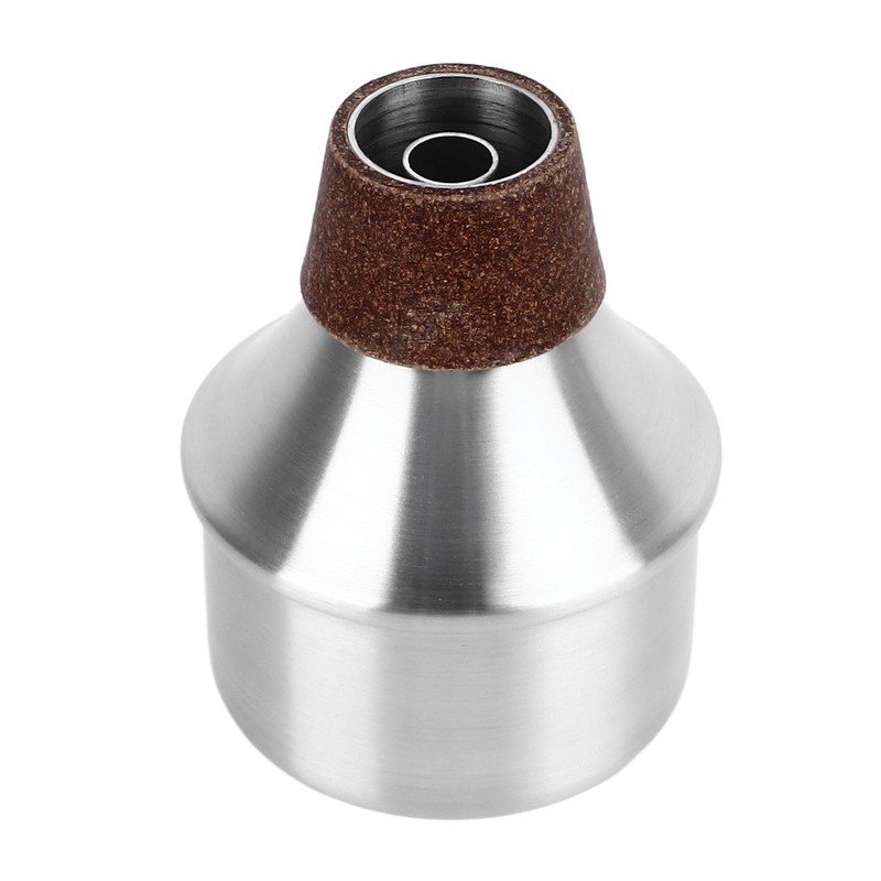 Mini Trumpet Practice Mute Aluminum Alloy Trumpet Mute Silencer for