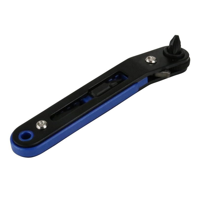 SK11 SRD-242 Ultra Fine Ratchet Screwdriver, 60 Bent Ups, Compatible