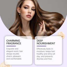 FUYOULILO FUYOULILO Perfume Oil 2 In 1, Hair Perfume Oil Mini Bottles, Avocado Hair Elixir Perfume for Women'S Dry and Curly Hair Care (A, Mixed)