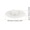 TA-VIGOR 40Pcs Screw Cap Covers, 17 x 4mm Plastic Screw