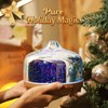Porseme 500ml Essential Oil Diffuser 3D Glass Aromatherapy Ultrasonic Humidifier