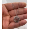 bargainxinc Tree of life pendant necklace 925 sterling silver custom