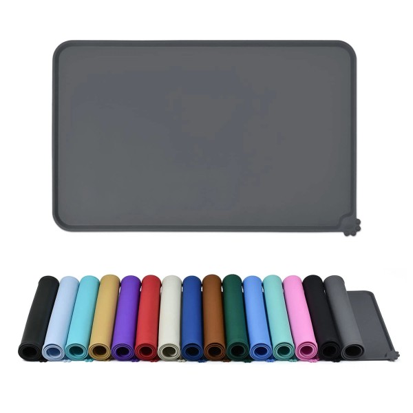 Reopet Pet Feeding Mat with High Raised Edges, Heavier and