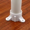 Biaungdo 2 Inch PVC Table Leg Cap Fittings Furniture Grade