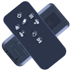 Replacement for Dimplex fire remote control SP16 E led Electric fire Replace Remote Control SP16UK-E, 8 Buttons