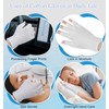 4 Pairs Eczema Gloves, Fingerless Cotton Gloves for Dry Hands,