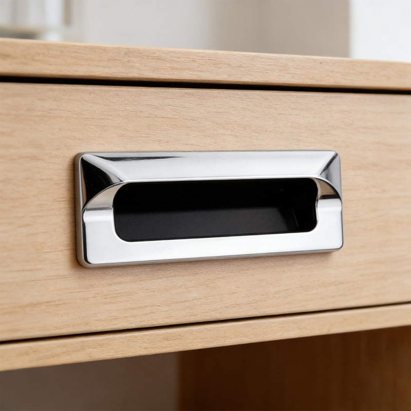 KVSXUIDU zinc Alloy Embedded Handle, 110mm/4.33 "Embedded Installation, Suitable for