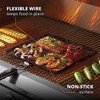 Mr. Bar-B-Q 06620Y Non Stick Flexible Basket with Folding Handle,