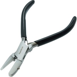 Nylon Jaw Half Flat Nose Half Round Jewelers Pliers