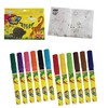 12 Vibrant Shades RORITO Happy Hoo Xtrafun Soft Colouring Marker