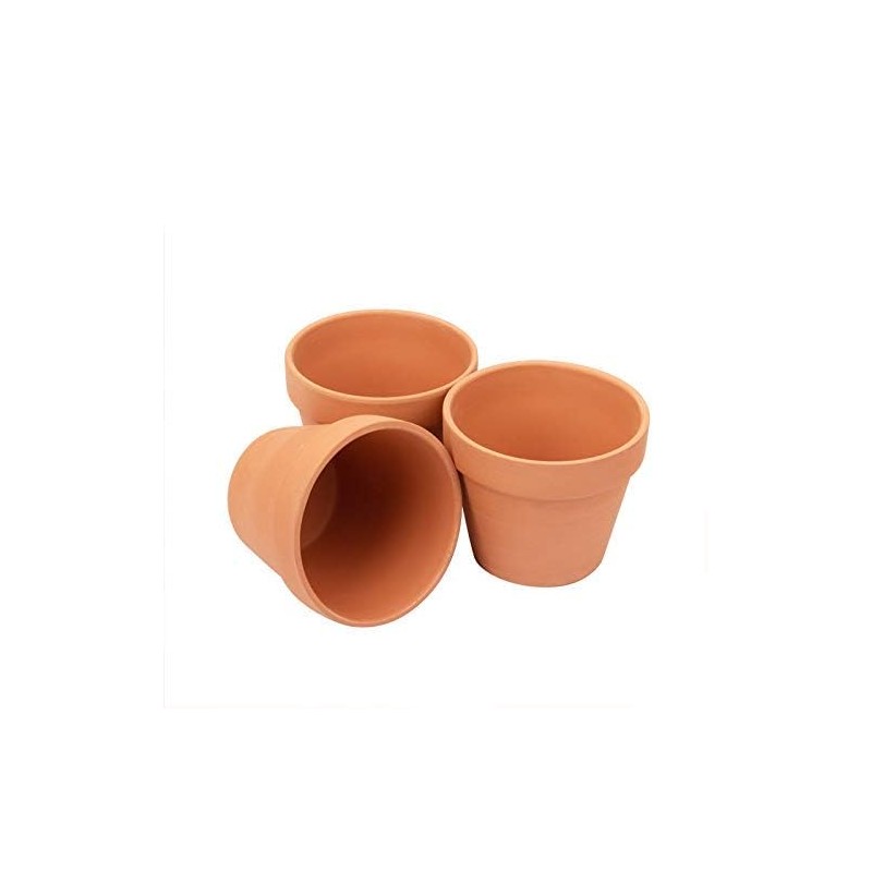 BLQH [26 Pack] 4" Terracotta Planter Pots with Drainage Hole