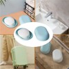 Four Plastic soap Dishes, Covered soap Dishes, Bathroom soap Stand.