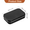 uxcell 1 Pcs Metal Tin Box Container, 3.7x2.4x0.9 Inch Rectangular