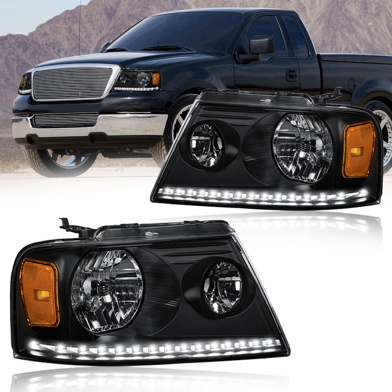 DimFlux LED Headlight Assembly for 2004-2008 Ford F150/2006-2008 Lincoln Mark