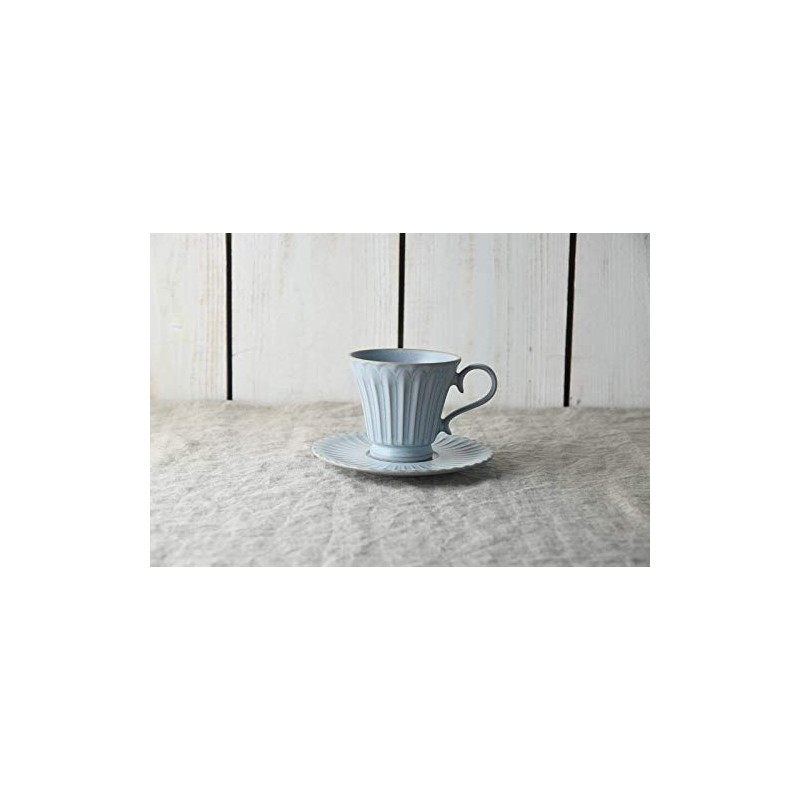 Yamani 42190468 Cup Saucer, Light Blue, 7.8 fl oz (200