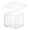 PATIKIL Acrylic Box with Lid 3.35" x 3.35" x 3.35",