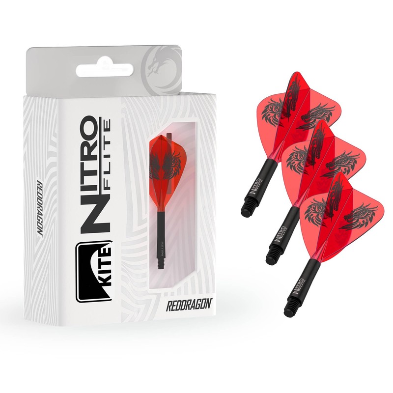 RED DRAGON Darts – Nitro Flite Integrated Flight & Shaft