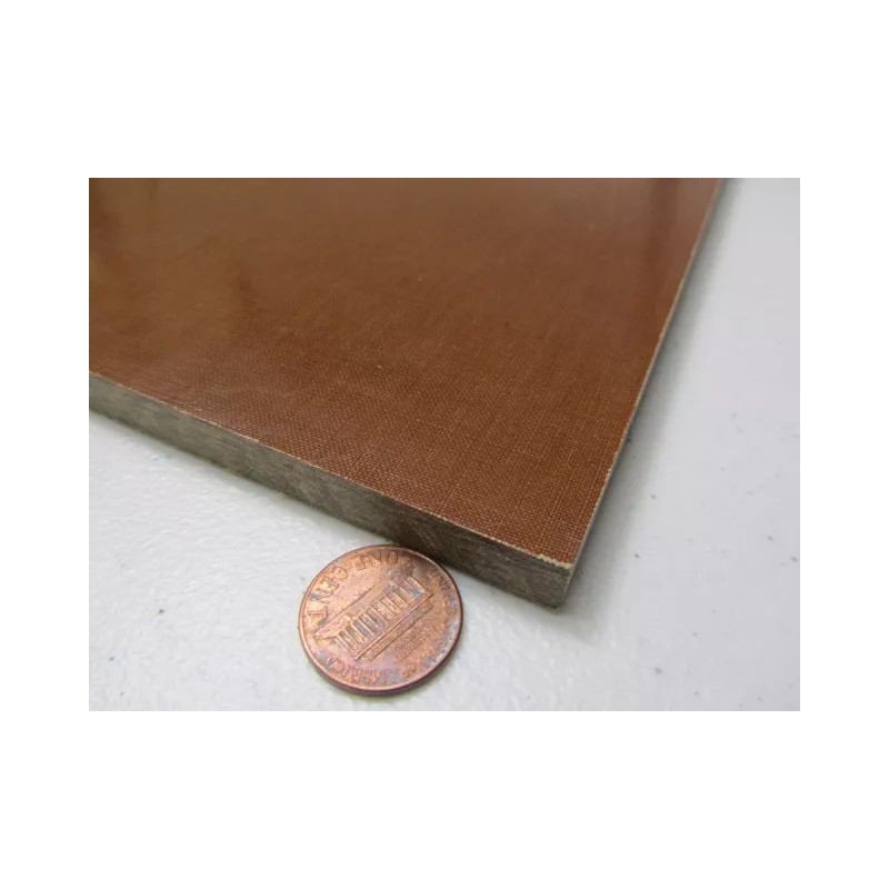 Micarta Linen Phenolic LE Grade Sheet .375" (3/8") Thick x