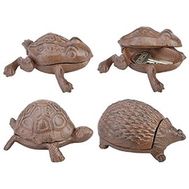 Esschert Design Schlüsselversteck, Schlüsselaufbewahrung, 1 Stück, sortiert, ca. 11 cm x 8,6 cm x 5,8 cm