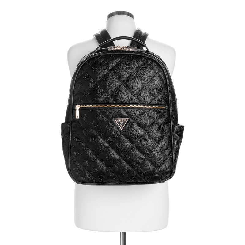 GUESS Power Play Tech Backpack, Black Quilt