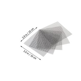 BESPORTBLE 5pcs Household Wire Mesh Terrarium Mesh Bendable Wire Mesh Fish Tank Moss Accessories Aquarium Accessory Moss Carpet Mesh Wear-Resistant Wire Mesh Moss Net Stainless Steel Silver