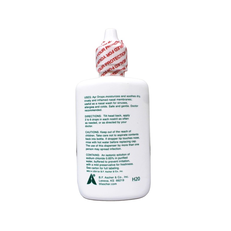 Ayr Saline Nasal Drops, 1.69 oz