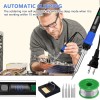 Q-MING Soldering Iron Kit, 90W LED Digital Solder Kit with