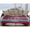 Stadium Blanket 50 x 60| Thin RED LINE Firefighter Throw