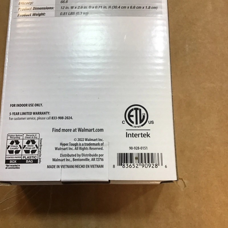 Hyper Tough 400 Lumen 12 Inch Under Cabinet Light Y22