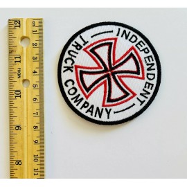 Independent Truck Company Iron On Patch Red White  Blue Logo Skateboard 3”