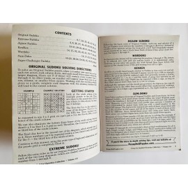 Lot of 4 Crazy for Sudoku Favorites Collection from The Penny Press Puzzles Volume Numbers 96, 111, 112, and 113