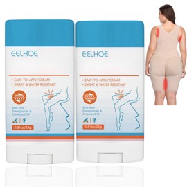 2PCS Anti Chafe Stick,Glide Anti Chafing Cream,Waterproof Anti Chafe Balm,Anti Chafing Stick,Breathable Anti Chafe Cream,Skin Protection Anti Chafing Cream Running,Sweat Resistant Body Chafe Balm