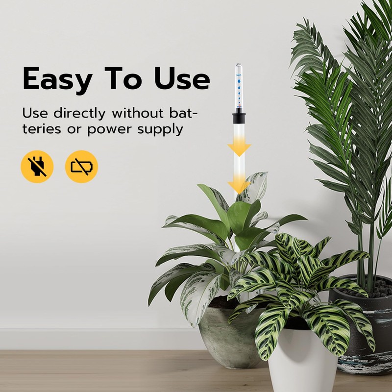 Mcbazel Water Level Indicator Plants Hydroponics Watering Indicator Plants for