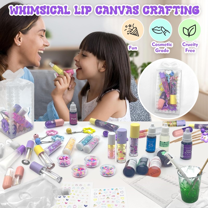 Dewiitine Lip Gloss Making Kit, DIY Lip Gloss Base to