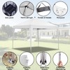 10x10 Solar LED POP UP Canopy Portable Instant Gazebo Adjustable
