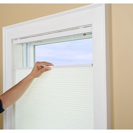 Green Mountain Vista EZ-Glide Top Down Bottom UP Cordless Pleated Cellular Shade, 32 by 64-Inch, White