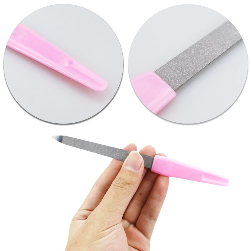 Nail File, Diamond Nail File, 11 Packs Professional Nail File,