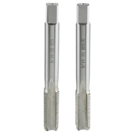 MOTOALL 9/16"-20 TPI Right Left Hand Thread Tap HSS Repair Set for Bike Crank